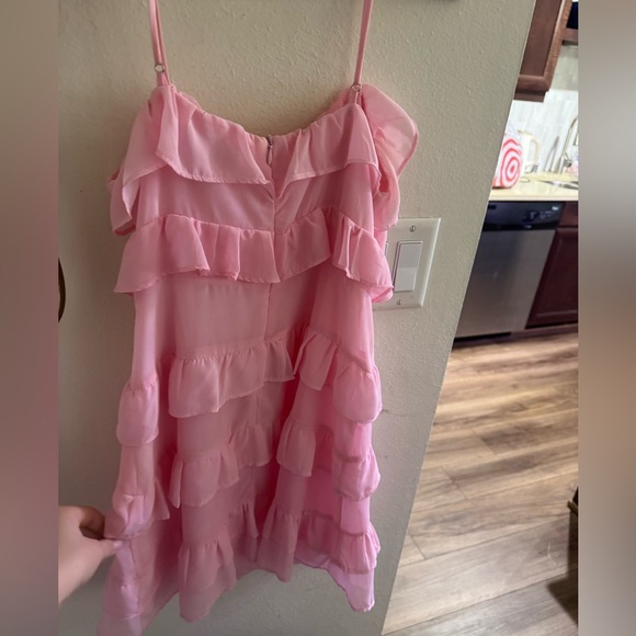 Pink Ruffled Dress - Picture 4 of 4